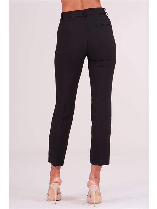 Pantalone in cady elastico GM by Gai Mattiolo | GM4420NERO